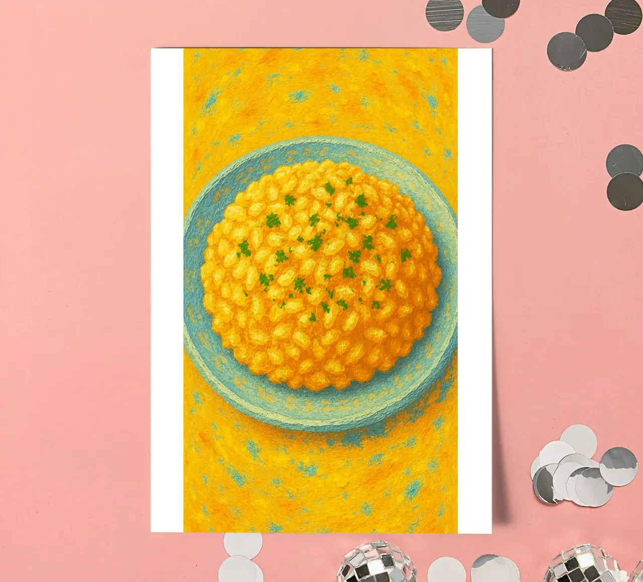 risotto abstract imagination full color sticker sheet by ameera
