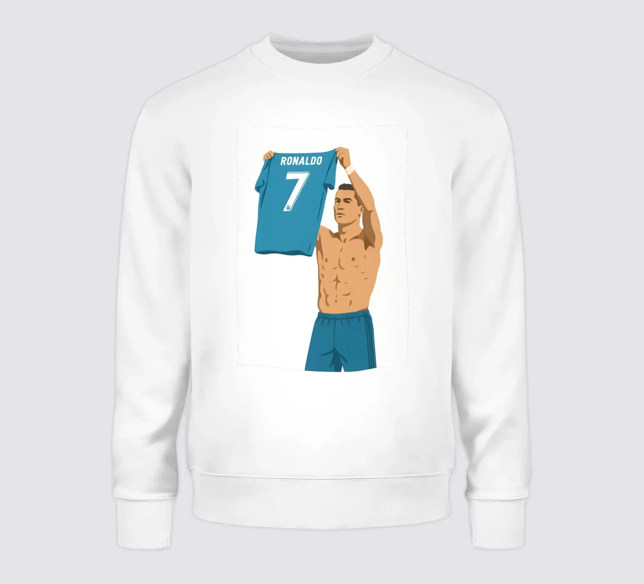 Cristiano Ronaldo Minimalist felpa da MoviesArt
