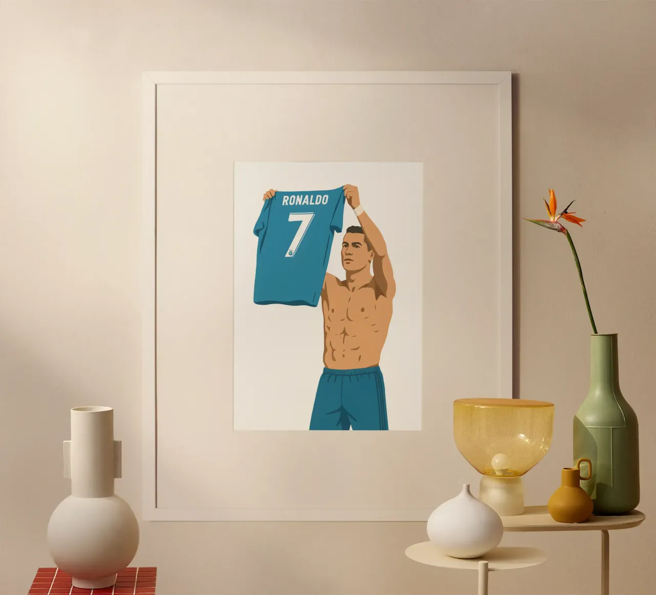 Cristiano Ronaldo Minimalist poster da MoviesArt