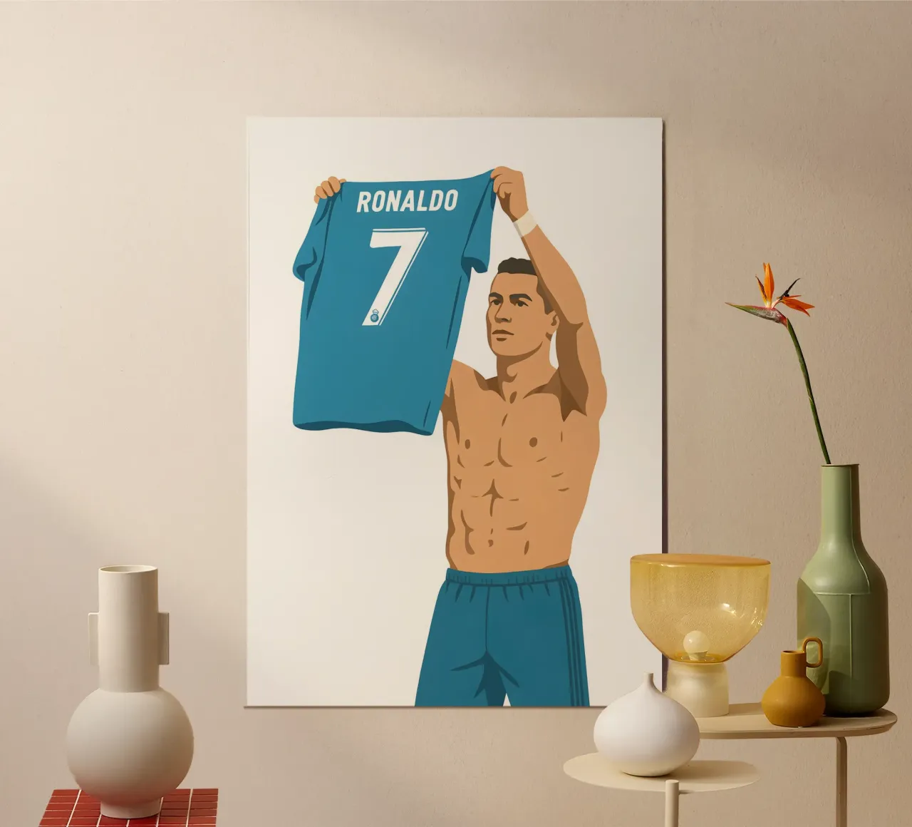 Cristiano Ronaldo Minimalist poster da MoviesArt