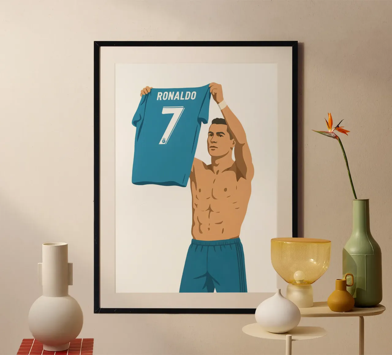 Cristiano Ronaldo Minimalist poster da MoviesArt