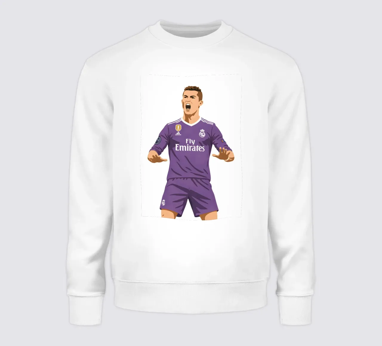 Ronaldo Minimalist felpa da MoviesArt