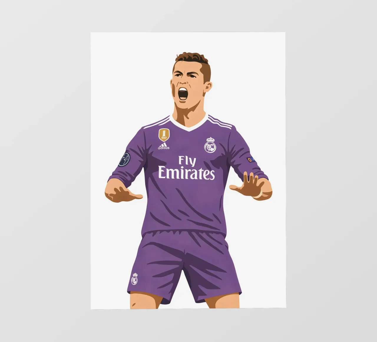 Ronaldo Minimalist pellicola backlit da MoviesArt