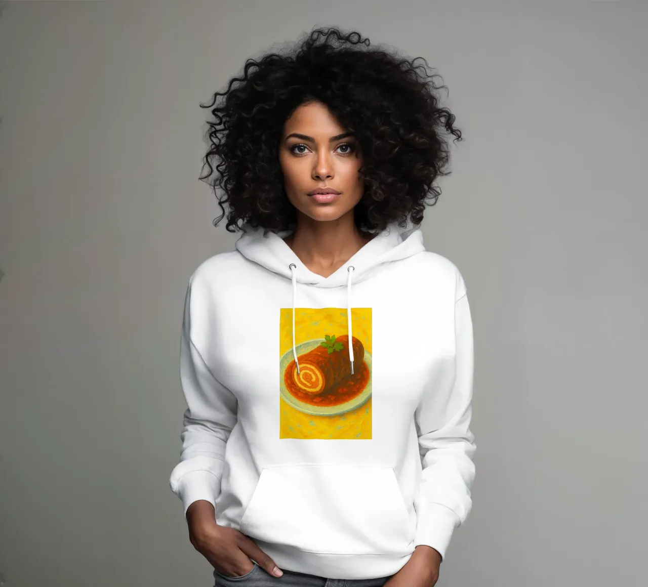 Rouladen imaginación abstracta a todo color sudadera con capucha de ameera