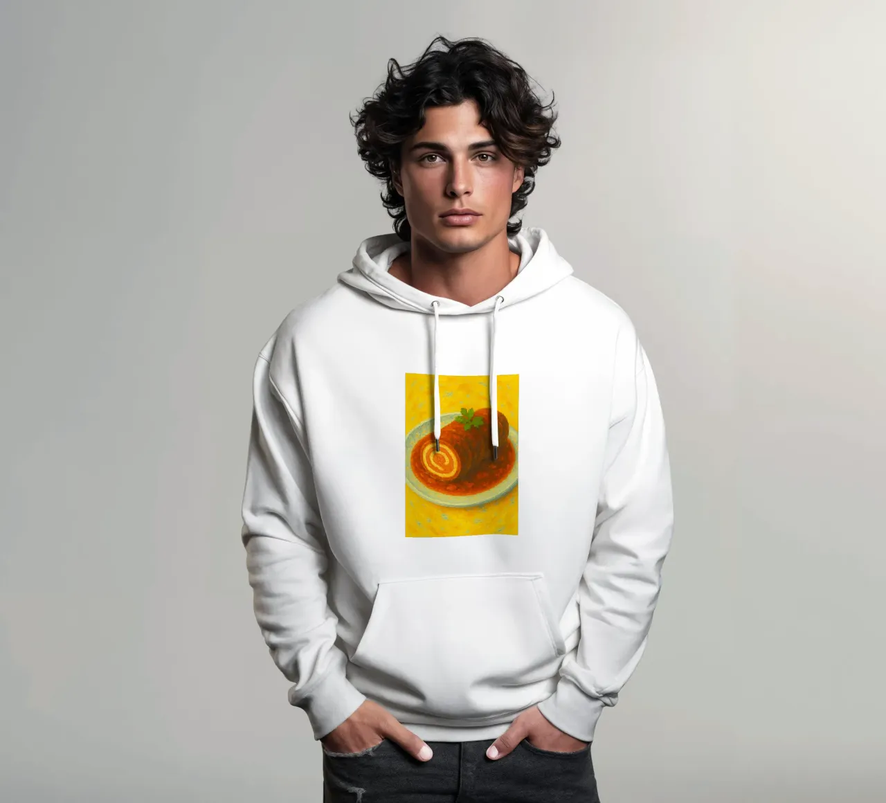 Rouladen imaginación abstracta a todo color sudadera con capucha de ameera