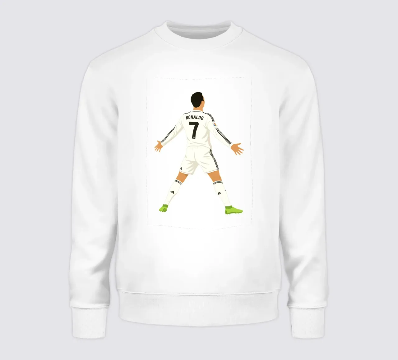Cristiano Ronaldo Cr7 Minimalist felpa da MoviesArt