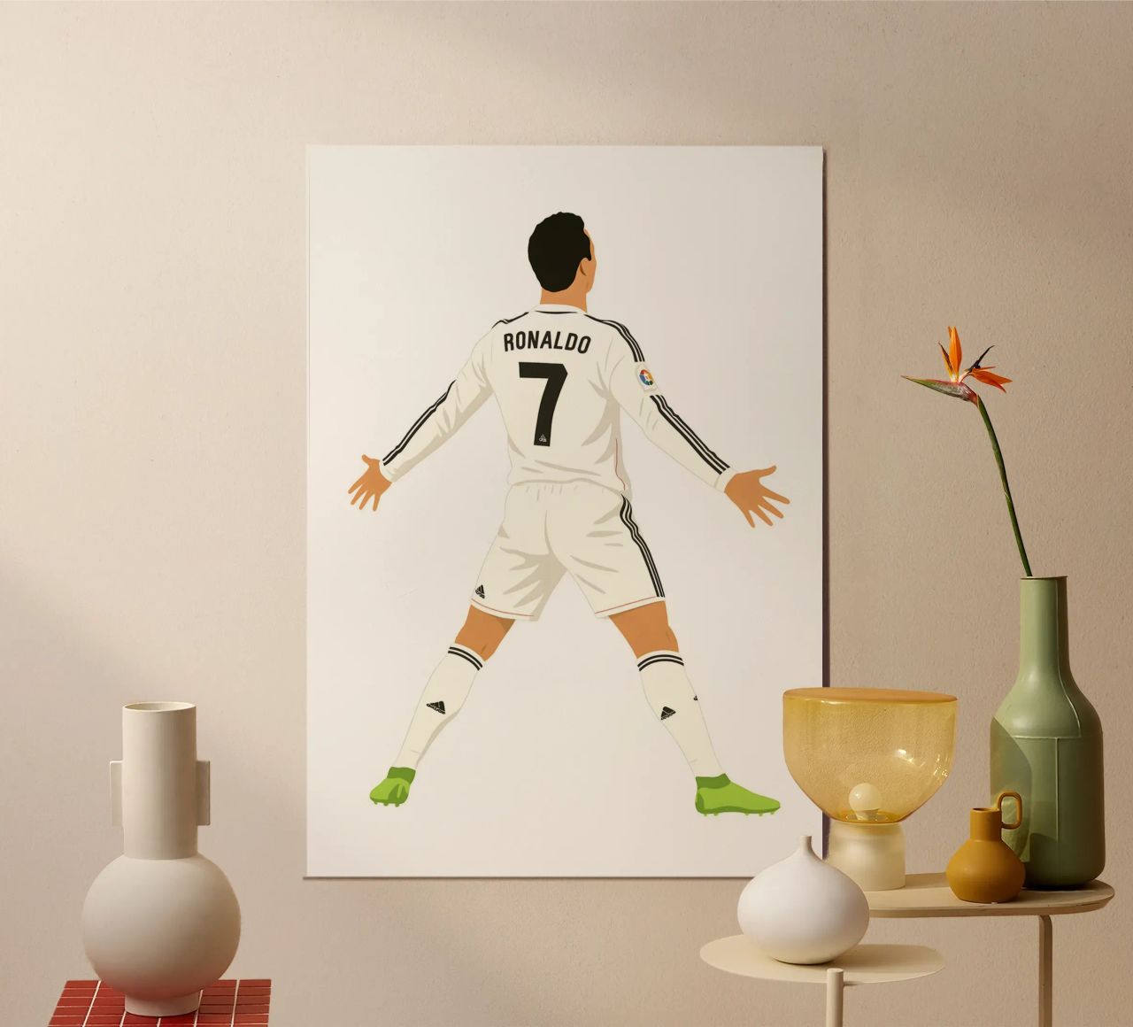 Cristiano Ronaldo Cr7 Minimalist Poster von MoviesArt