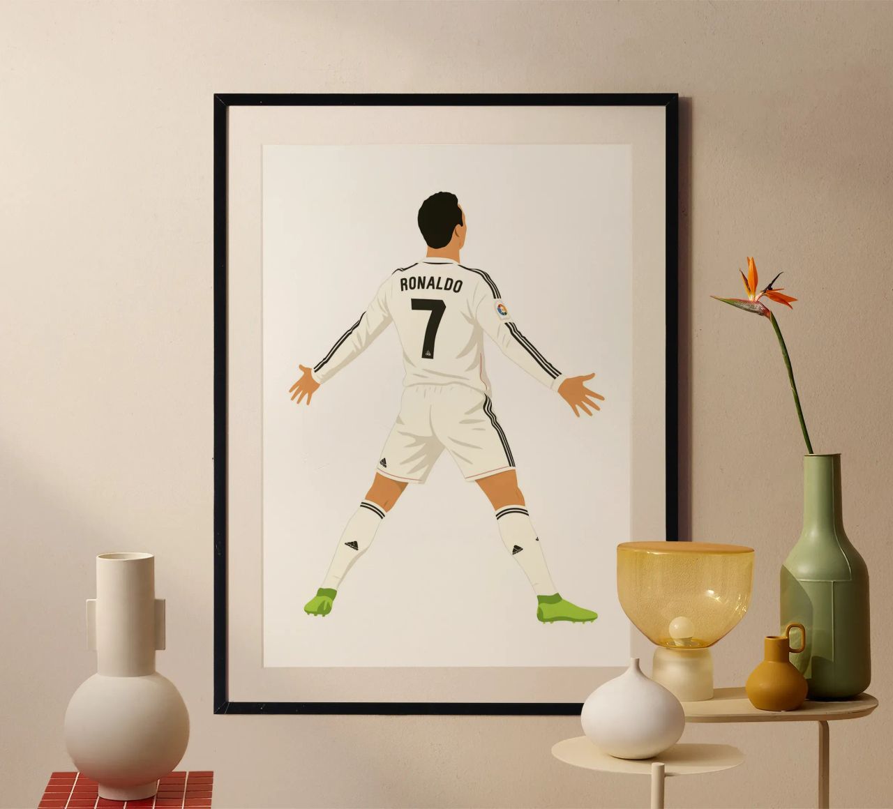 Cristiano Ronaldo Cr7 Minimalist Poster von MoviesArt