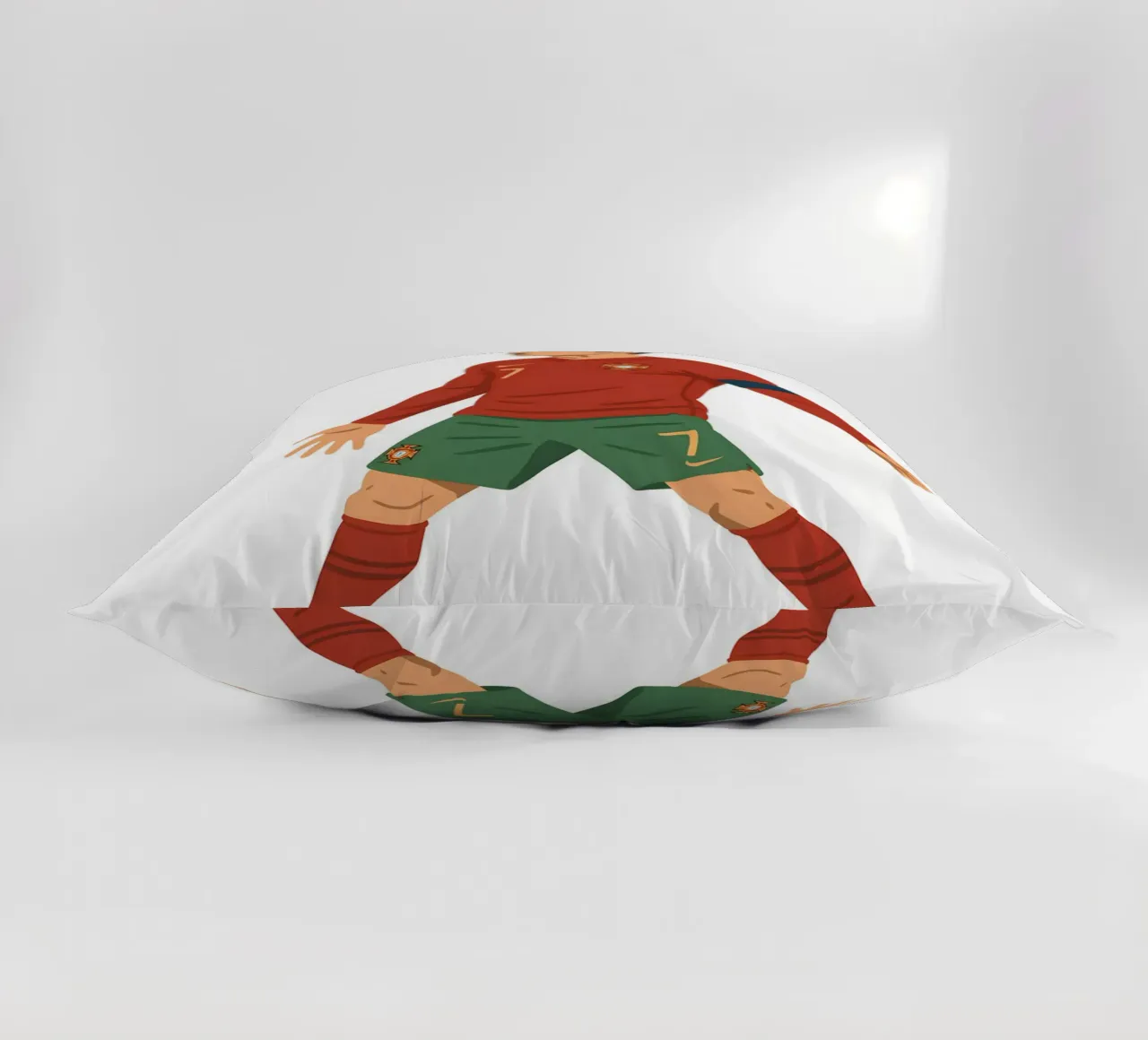 Ronaldo Portugal Minimalist cuscino da MoviesArt