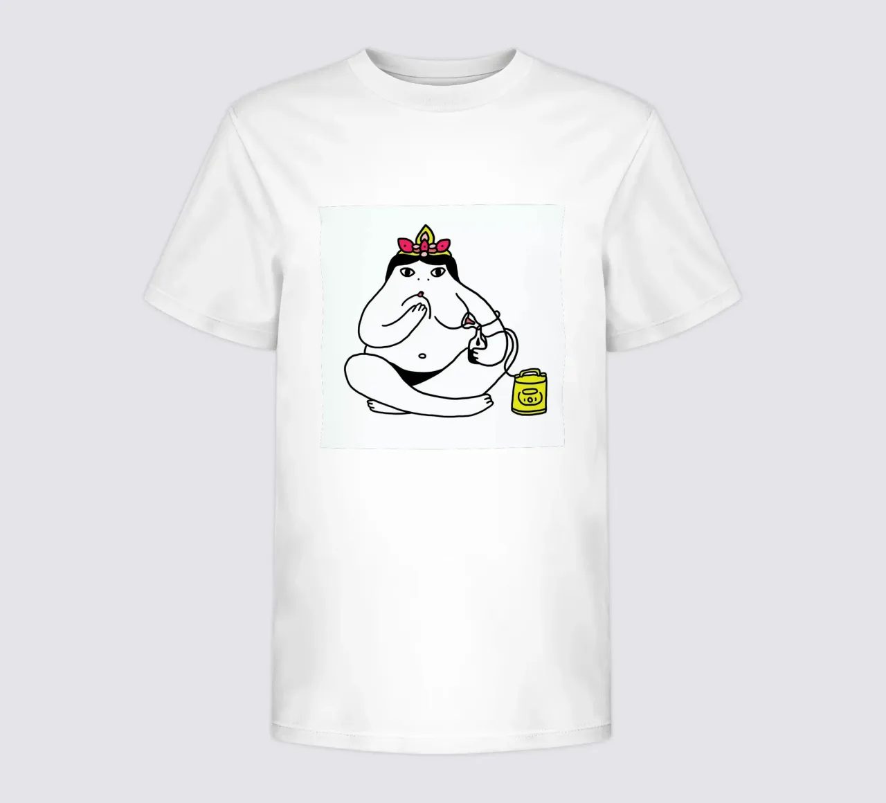 Autotrophie Print Square t-shirt bambini da Herzette