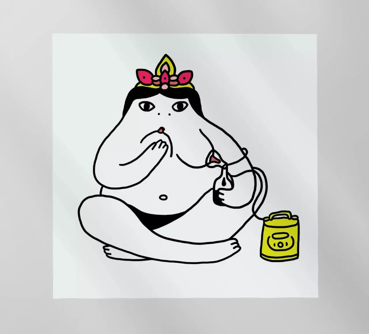 Autotrophie Print Square pellicola backlit da Herzette