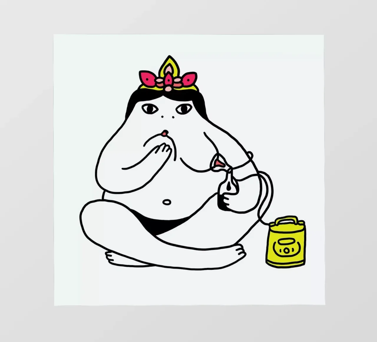 Autotrophie Print Square pellicola backlit da Herzette