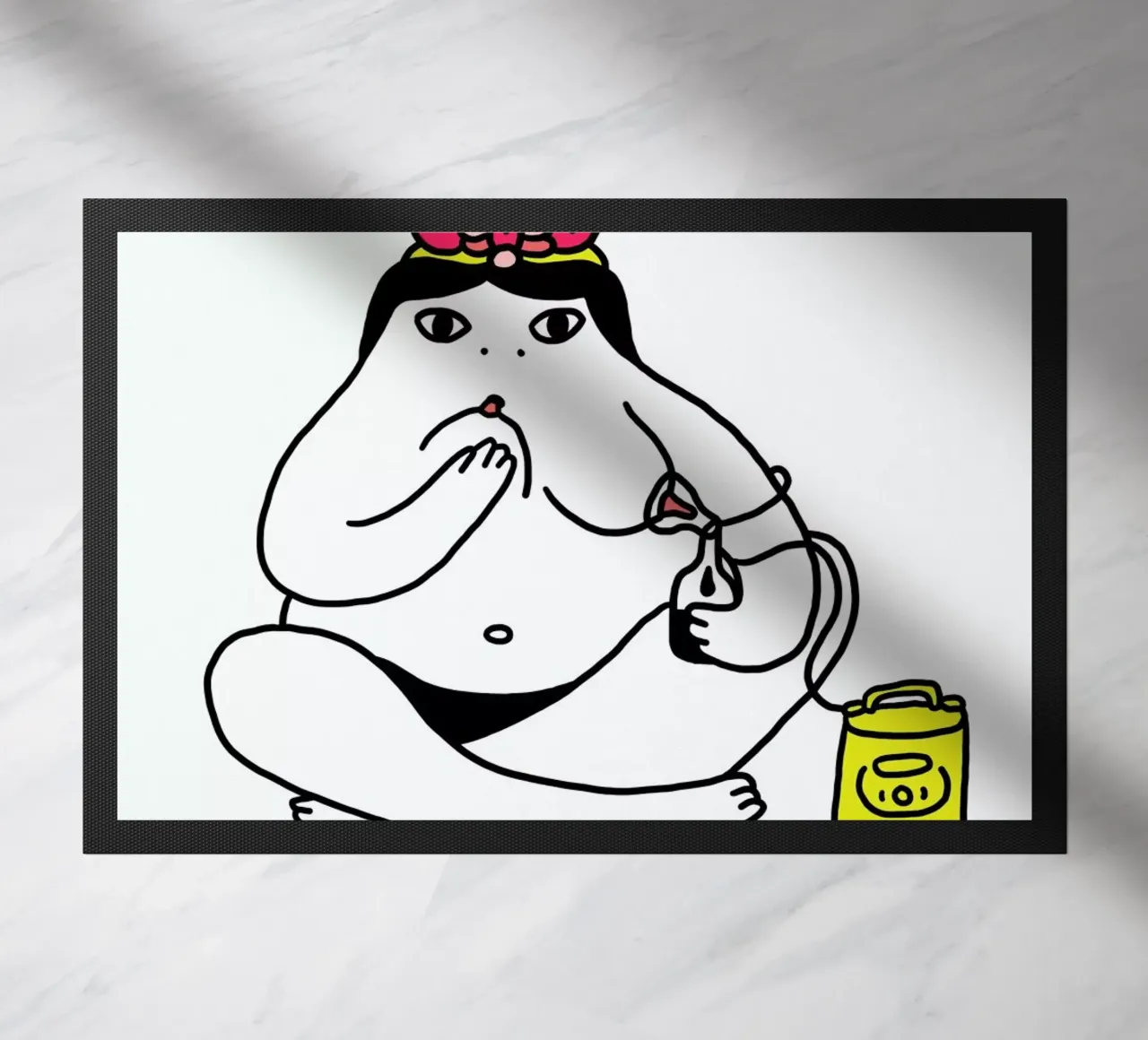 Autotrophie Print Square zerbino da Herzette