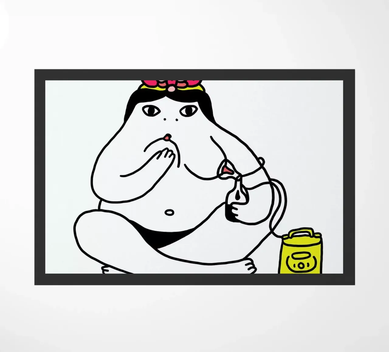 Autotrophie Print Square zerbino da Herzette