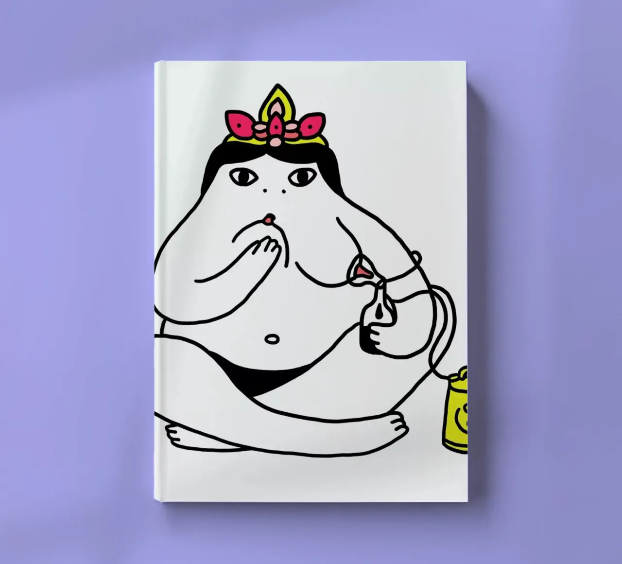Autotrophie Print Square notebook by Herzette