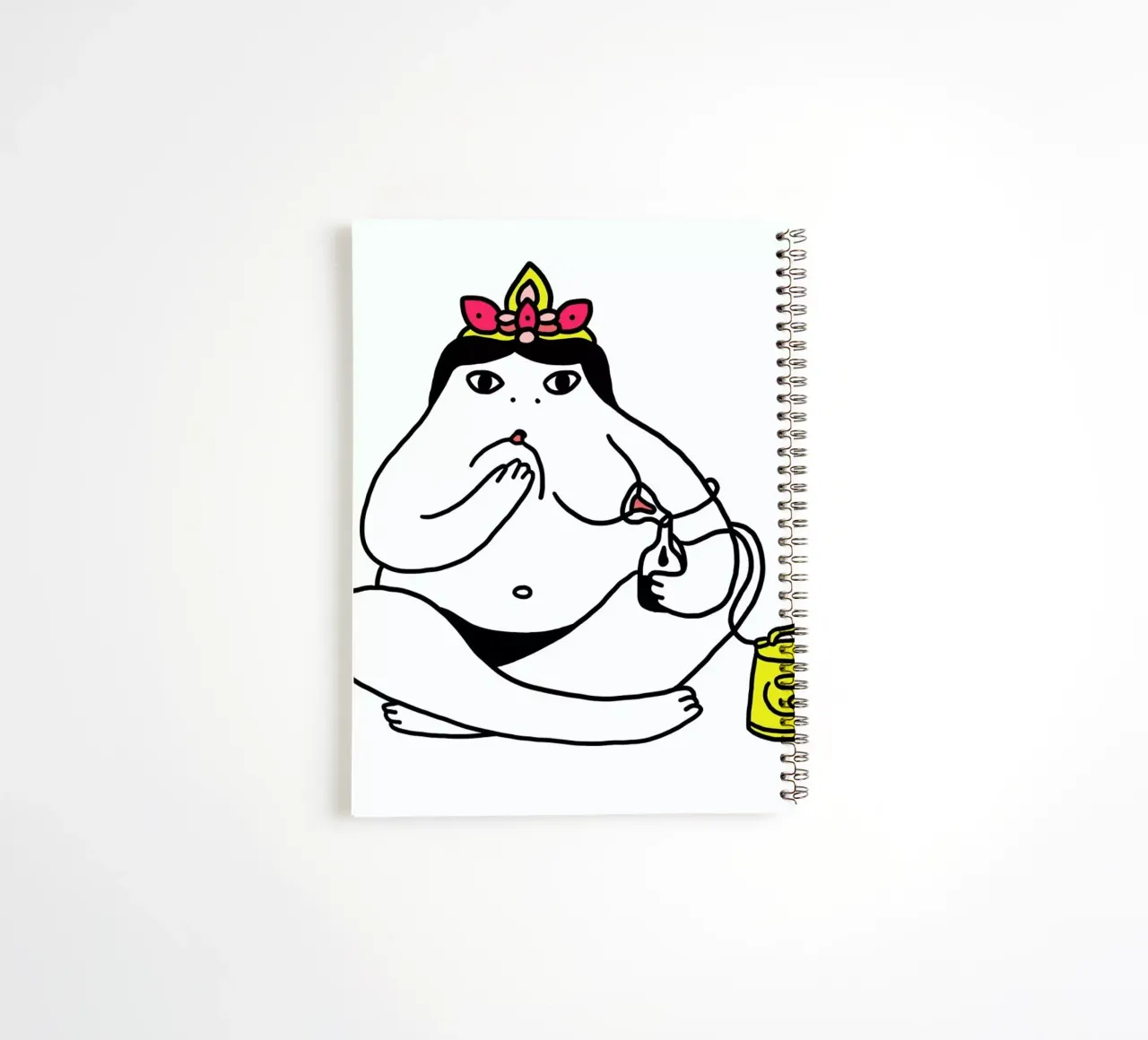 Autotrophie Print Square spiral notebook by Herzette