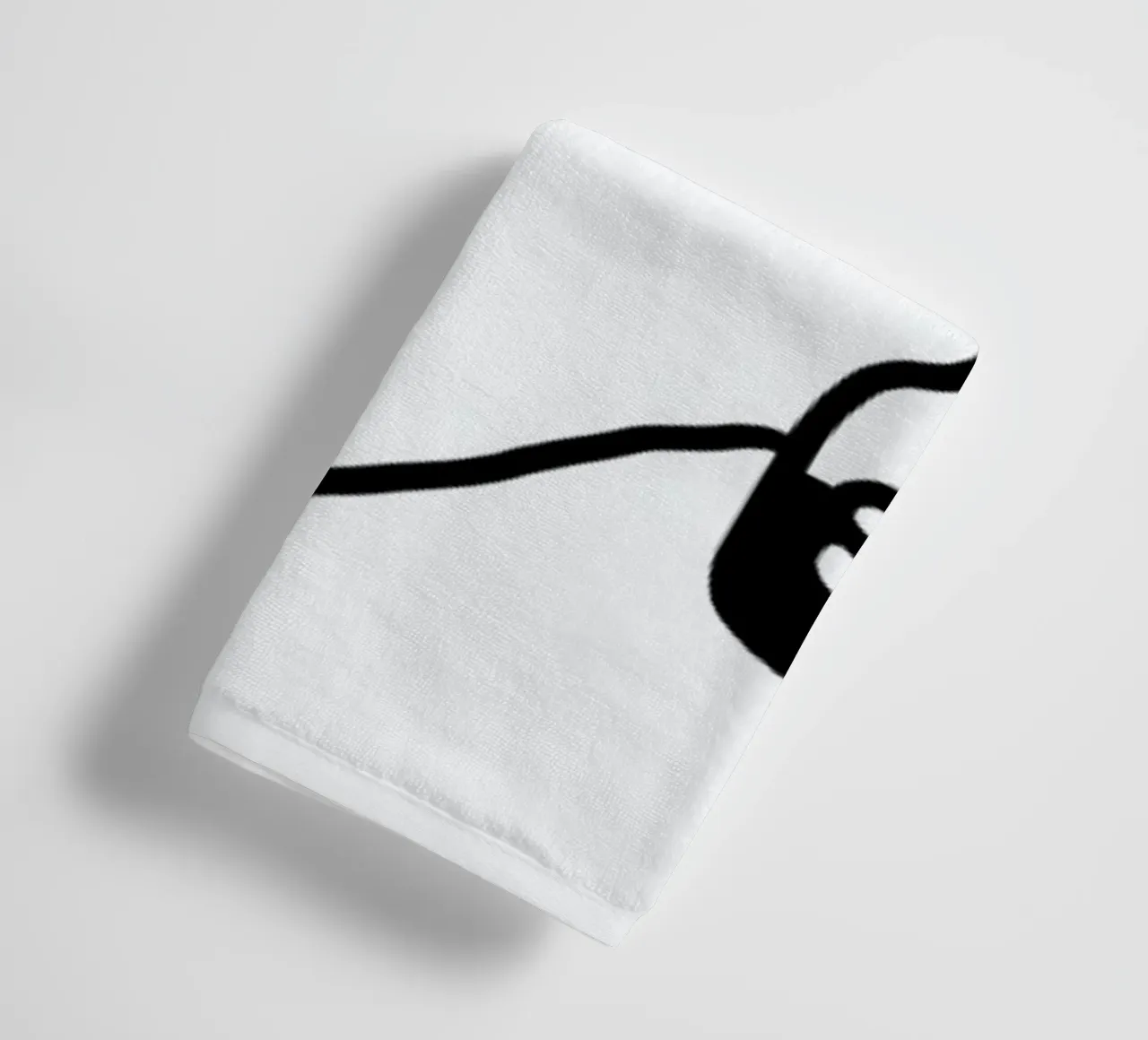 Autotrophie Print Square asciugamano da bagno da Herzette