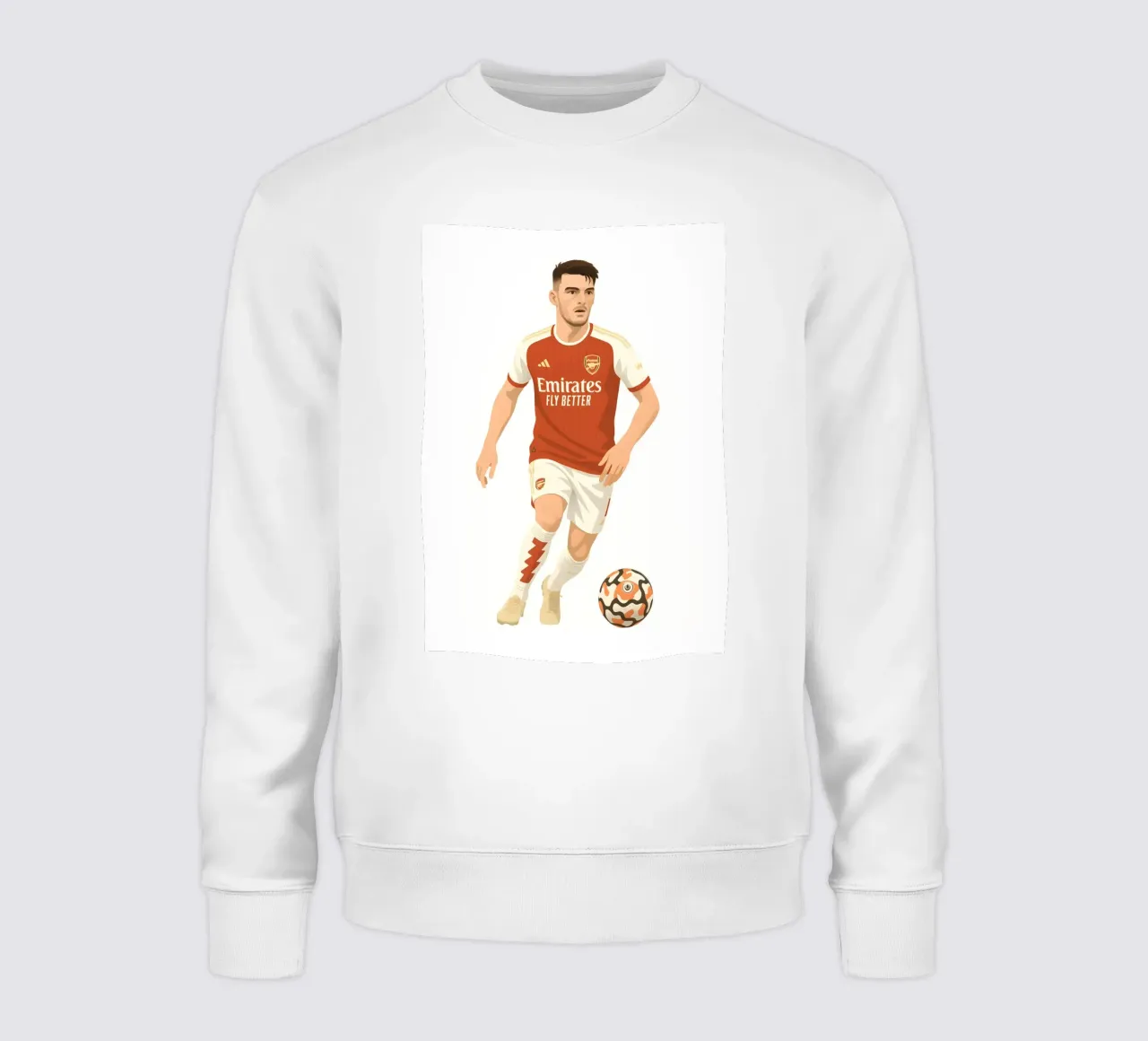 Declan Rice minimalist felpa da MoviesArt