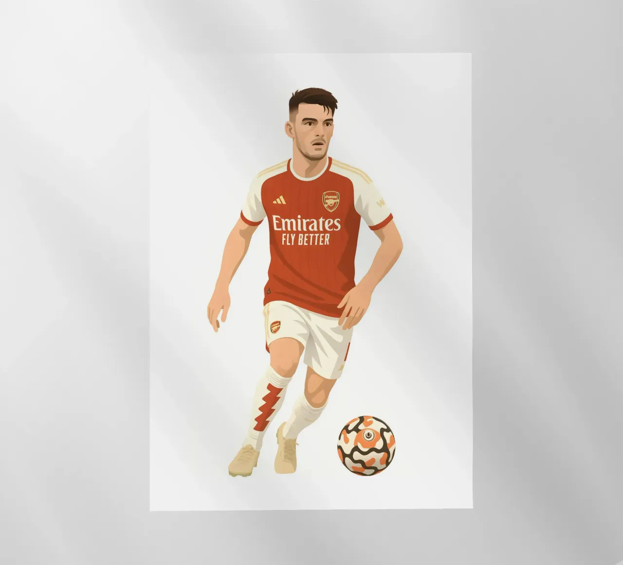 Declan Rice  minimalist pellicola backlit da MoviesArt