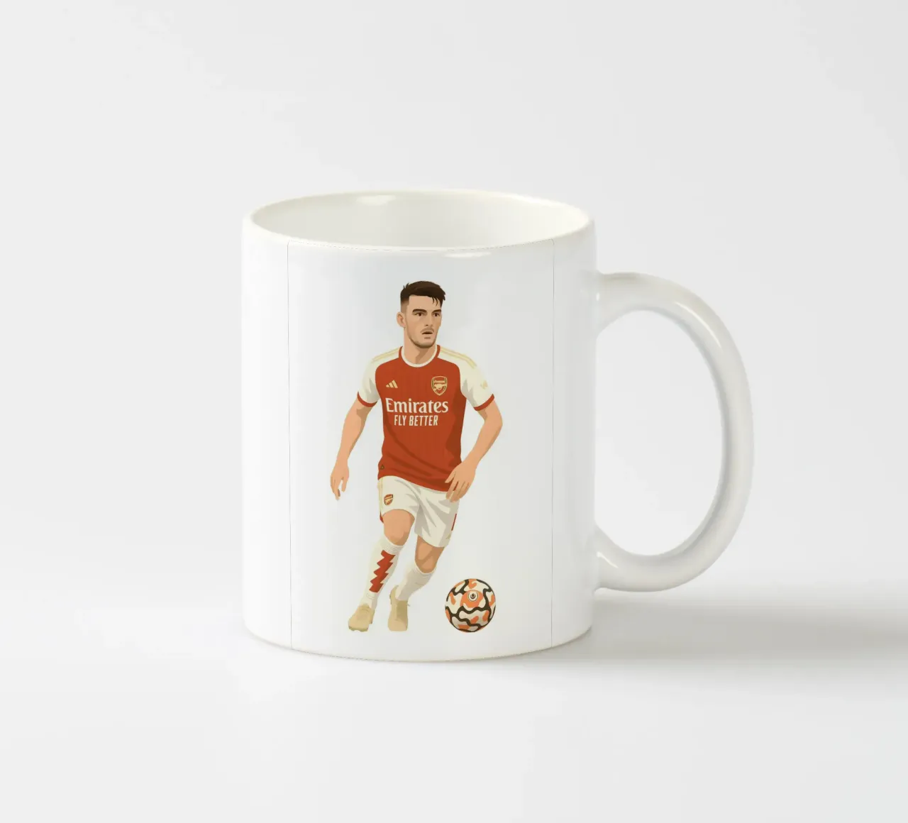 Declan Rice  minimalist tazza in ceramica da MoviesArt