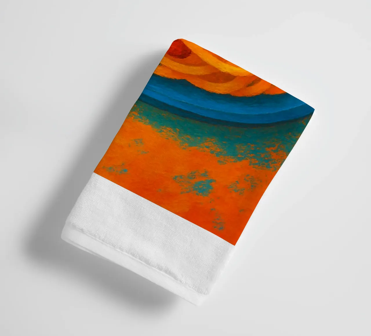 espagueti imaginación abstracta a todo color toalla de baño de ameera