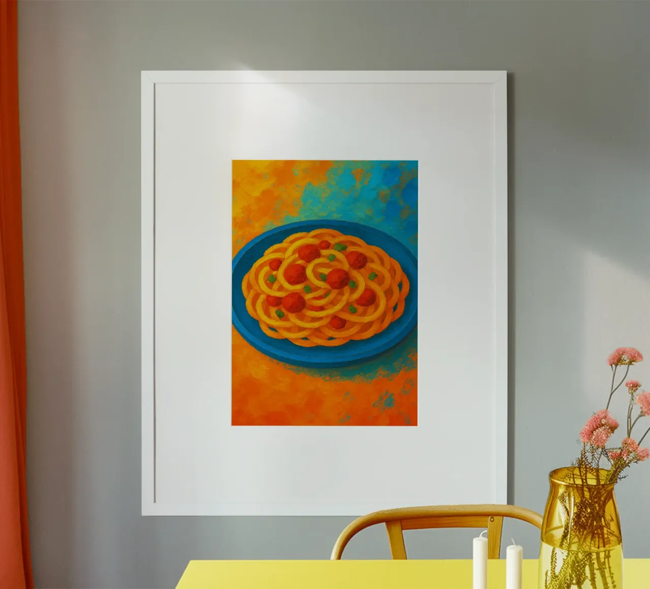 espagueti imaginación abstracta a todo color hahnemühle de ameera