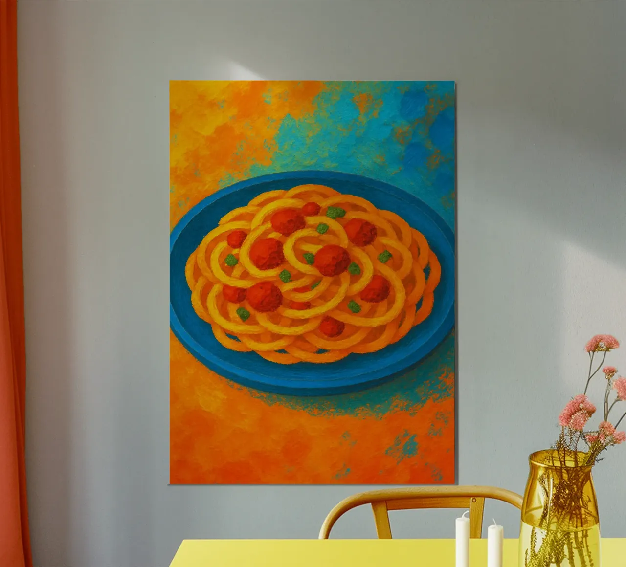 espagueti imaginación abstracta a todo color hahnemühle de ameera