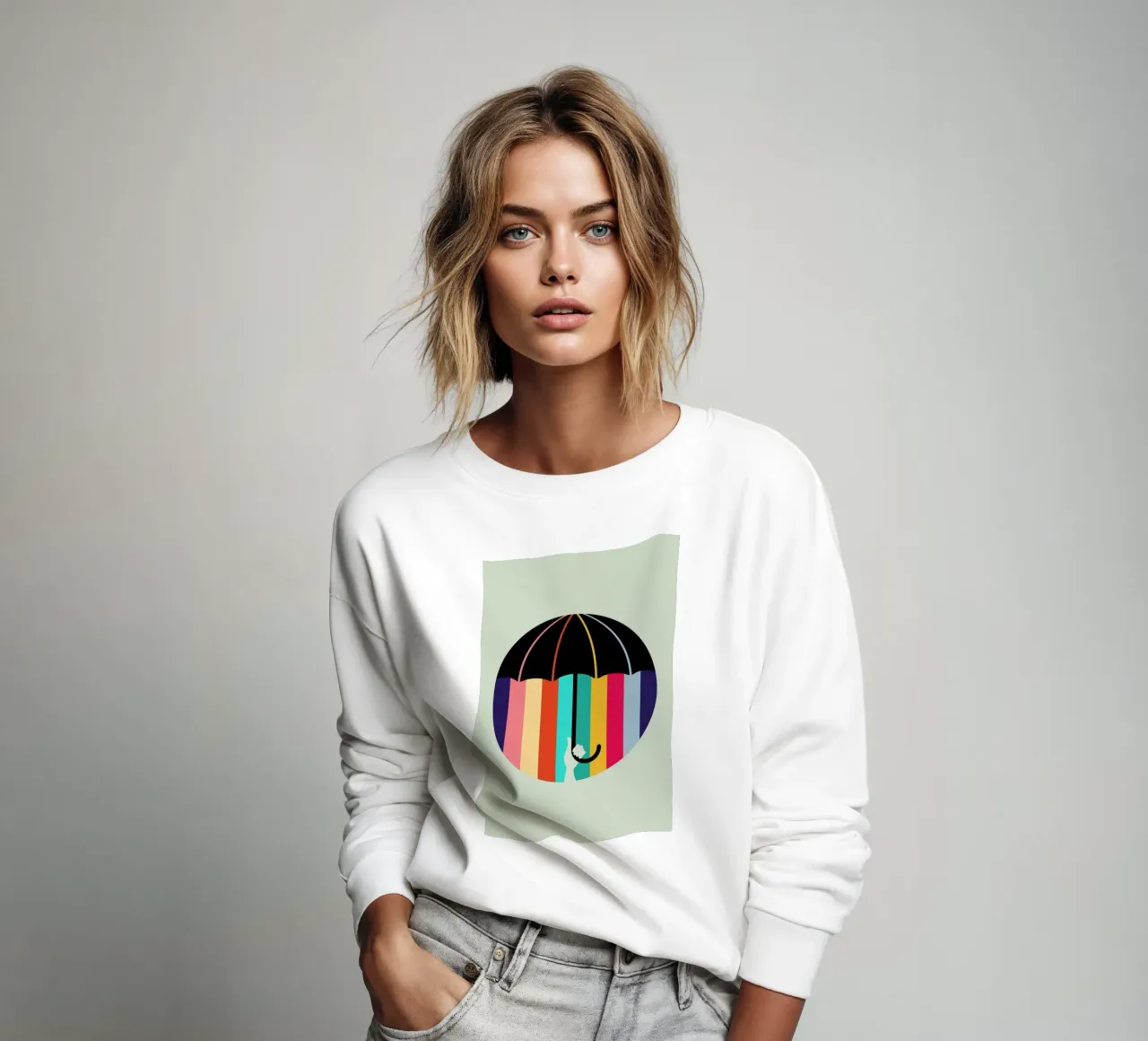 Rain sweatshirt by Doozal