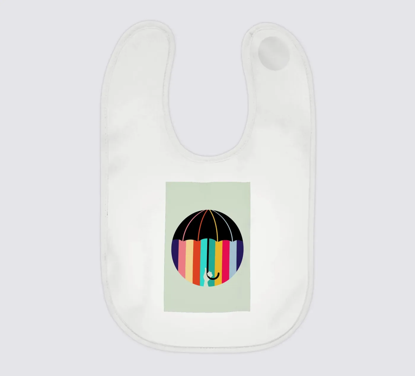 Rain baby bib by Doozal