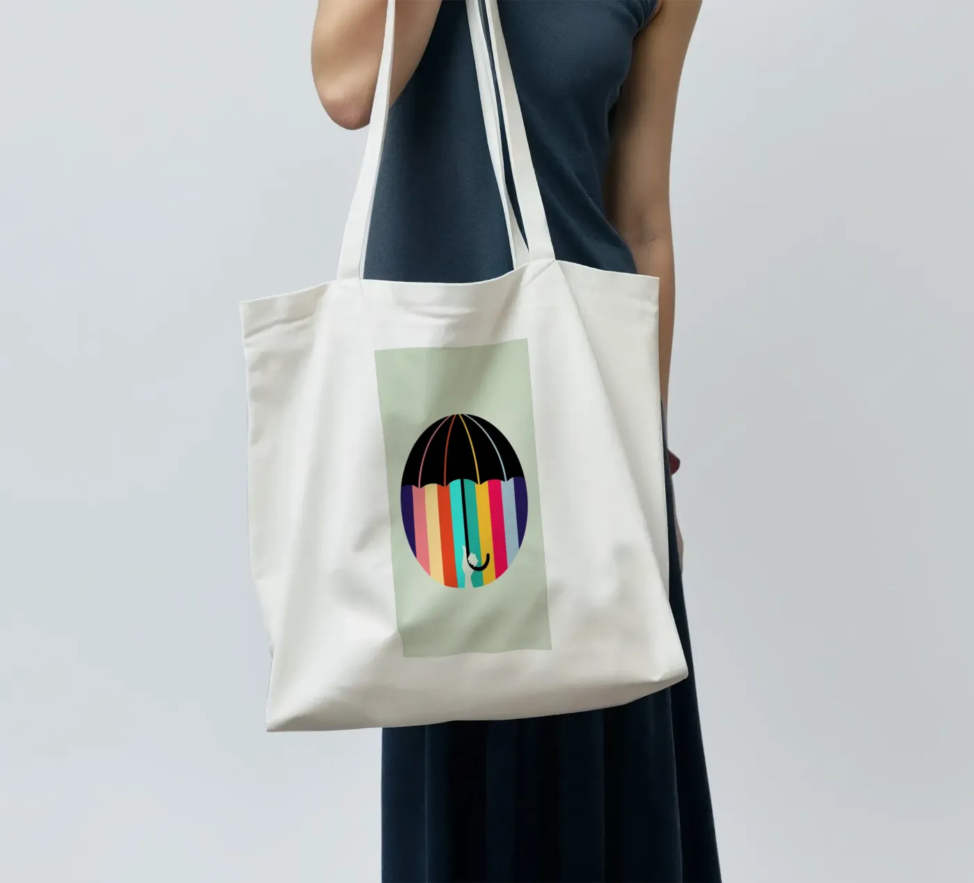 Rain tote bag by Doozal