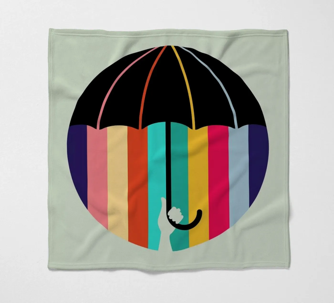 Rain fleece blanket by Doozal