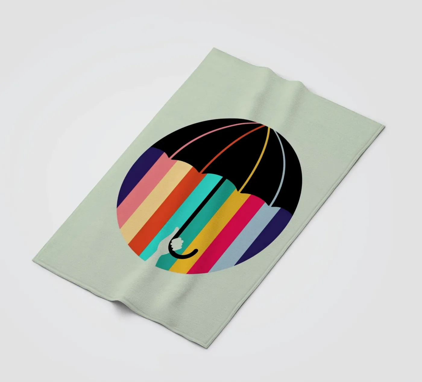 Rain fleece blanket by Doozal