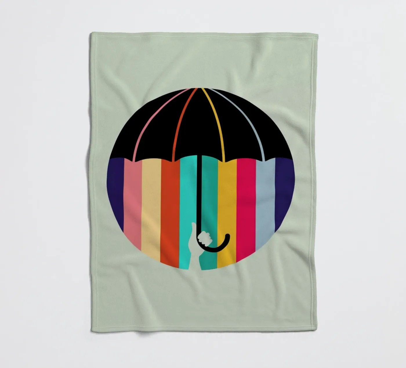 Rain fleece blanket by Doozal
