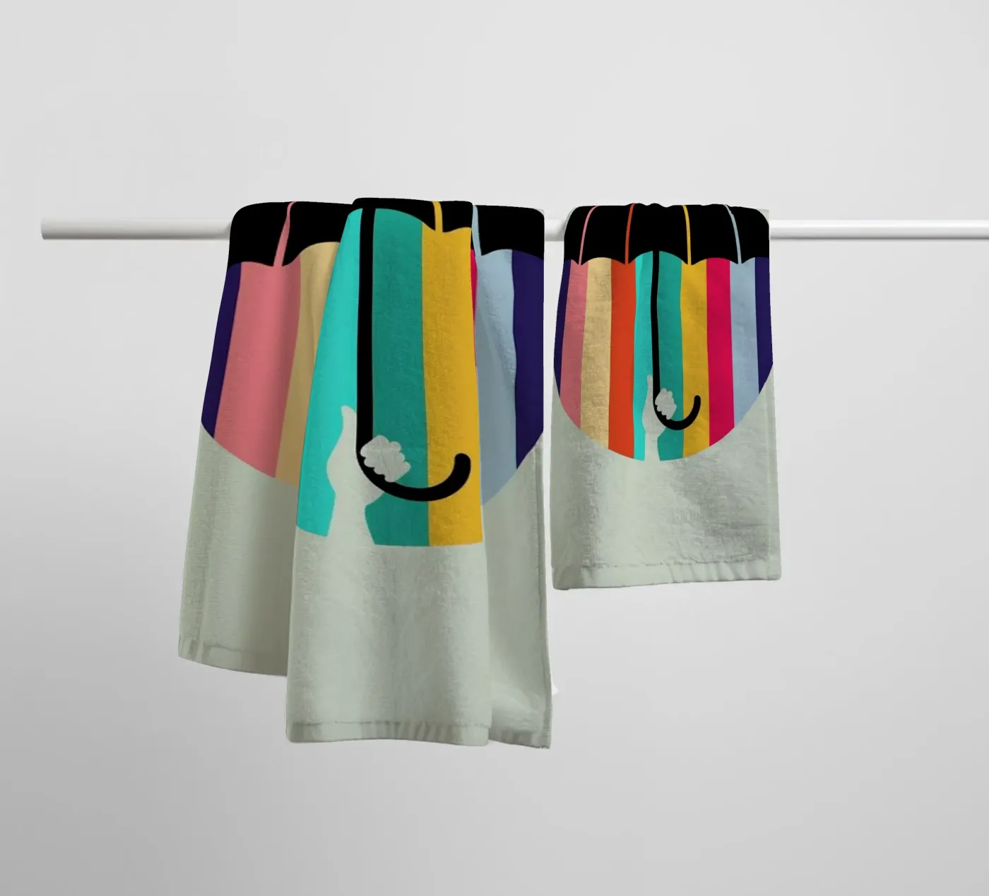 Rain badhanddoek van Doozal