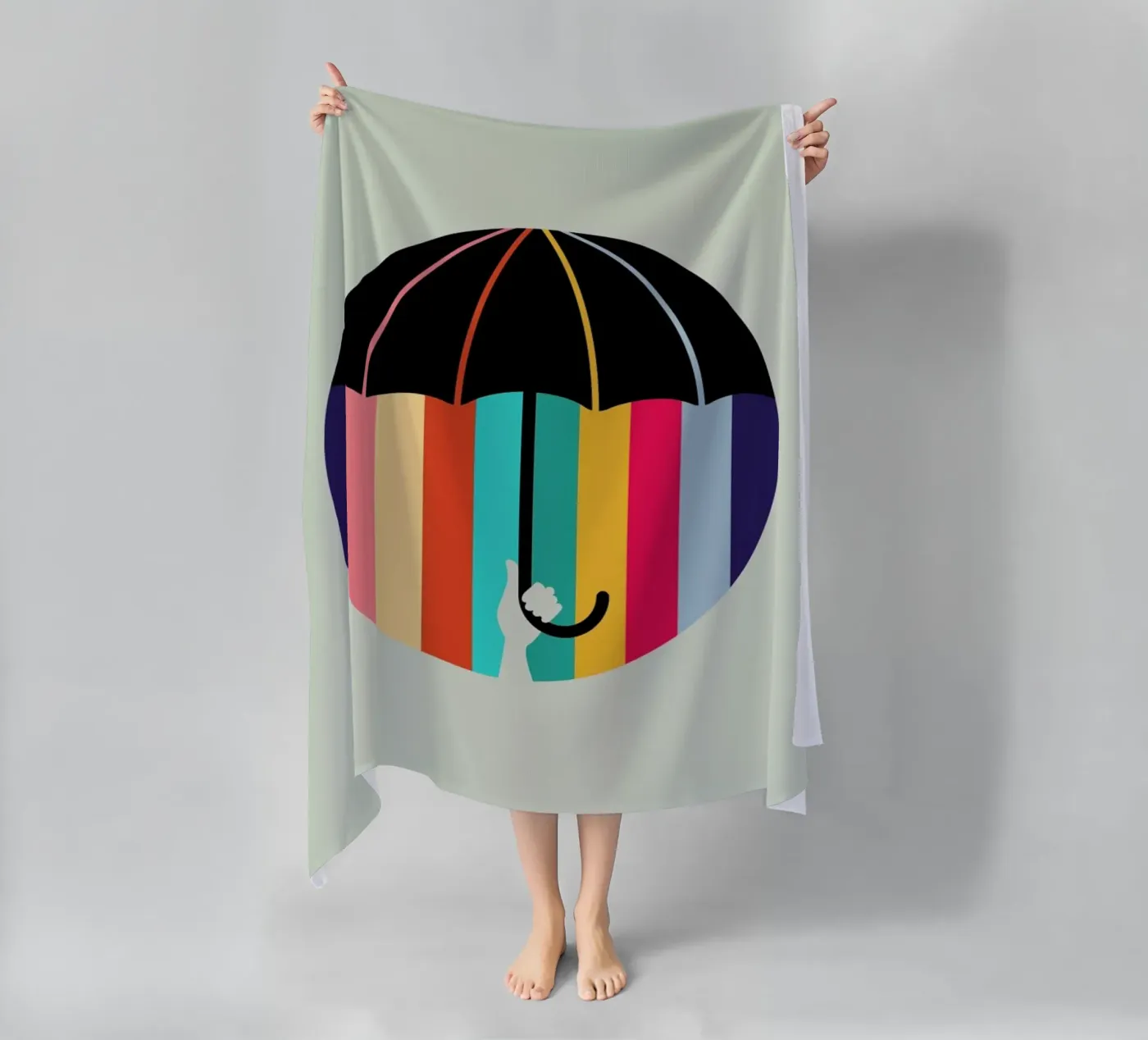 Rain strandhanddoek van Doozal