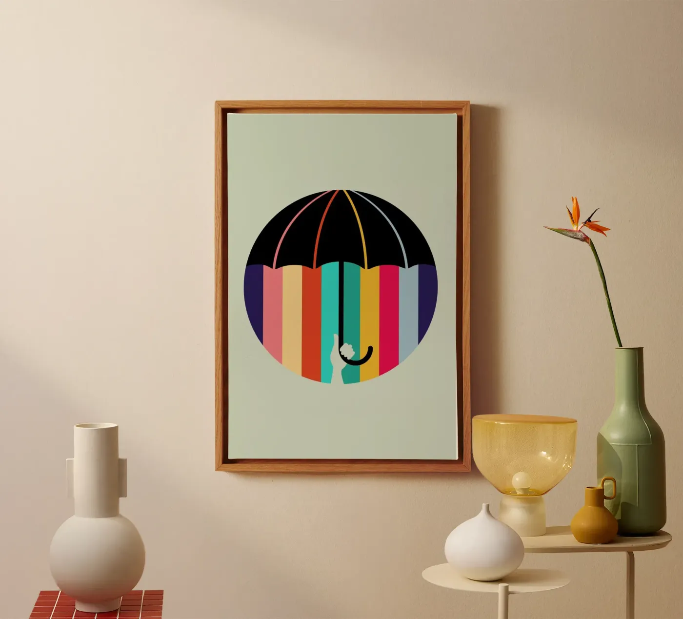 Rain canvas by Doozal