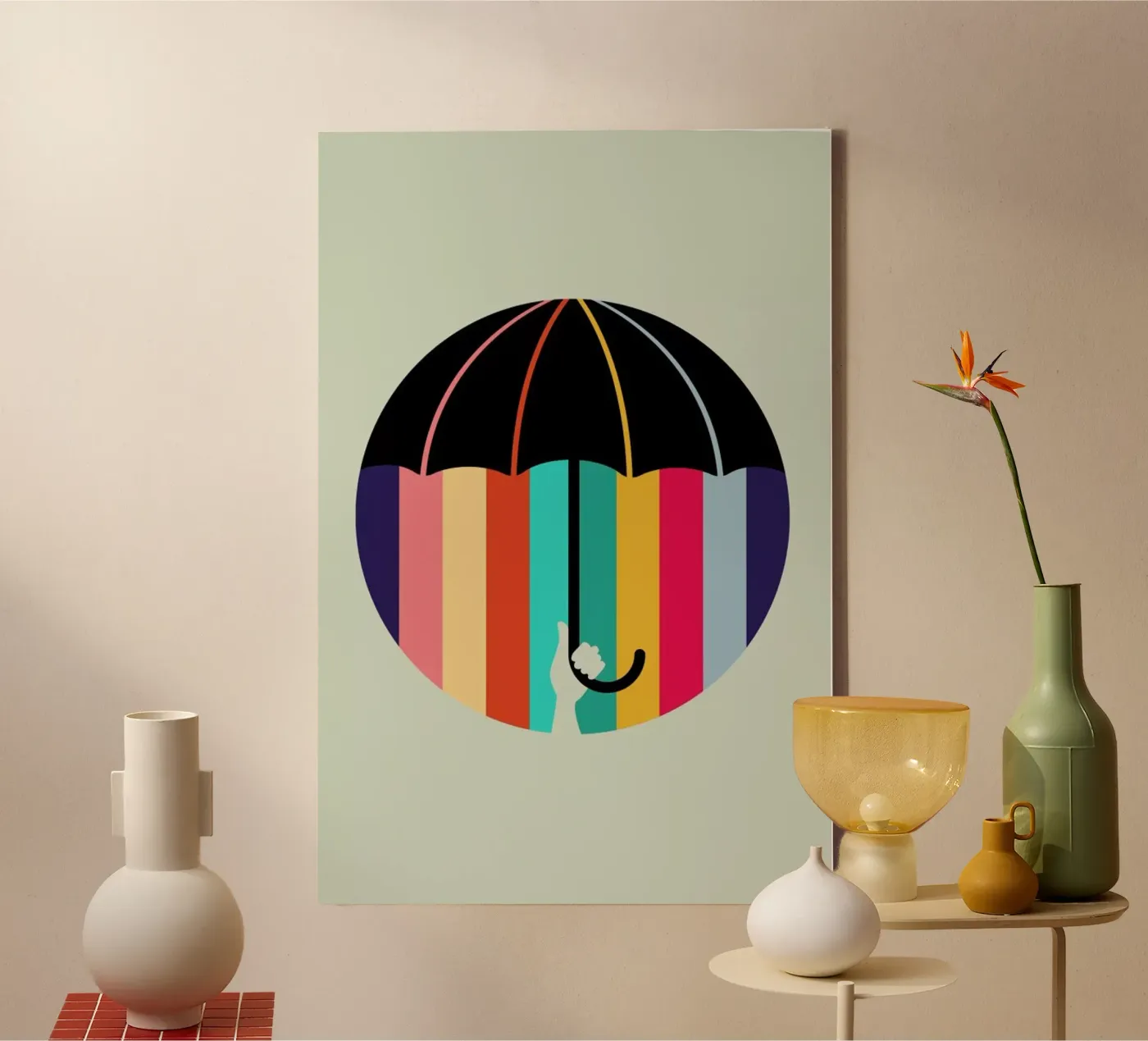 Rain canvas by Doozal