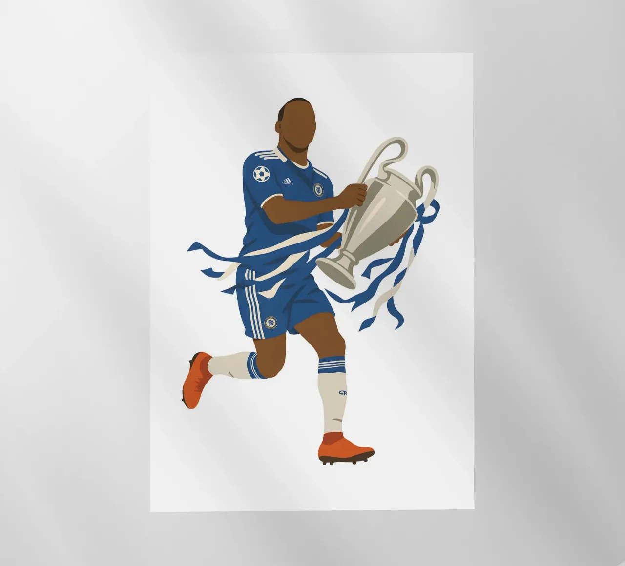Didier Drogba Minimalist pellicola backlit da MoviesArt