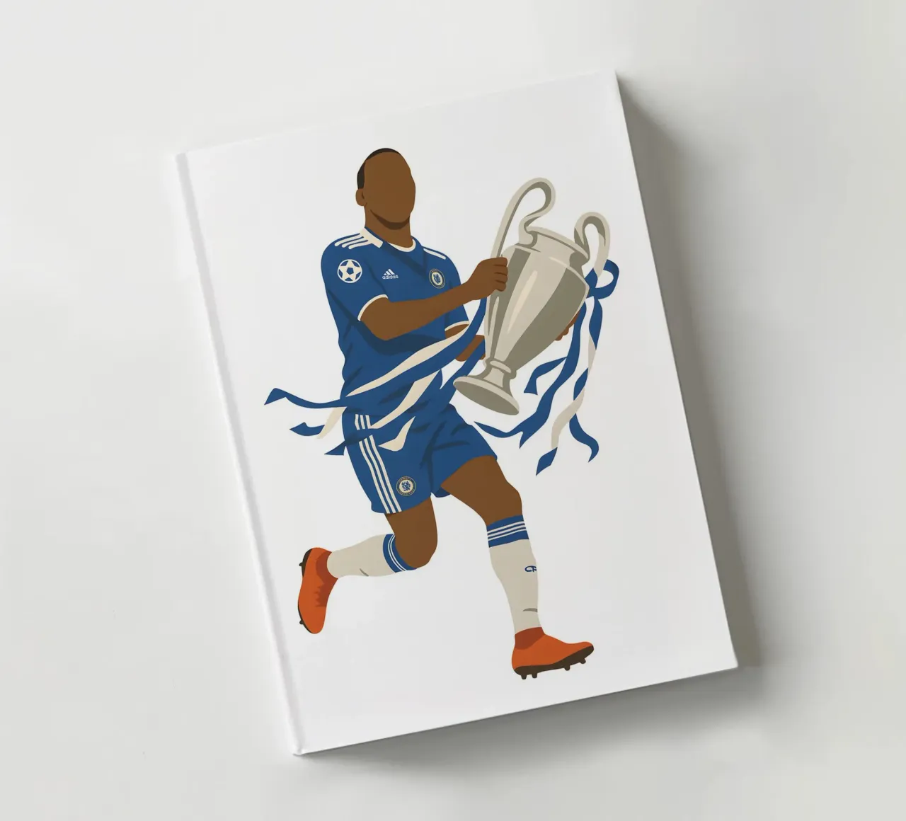Didier Drogba Minimalist notebook by MoviesArt