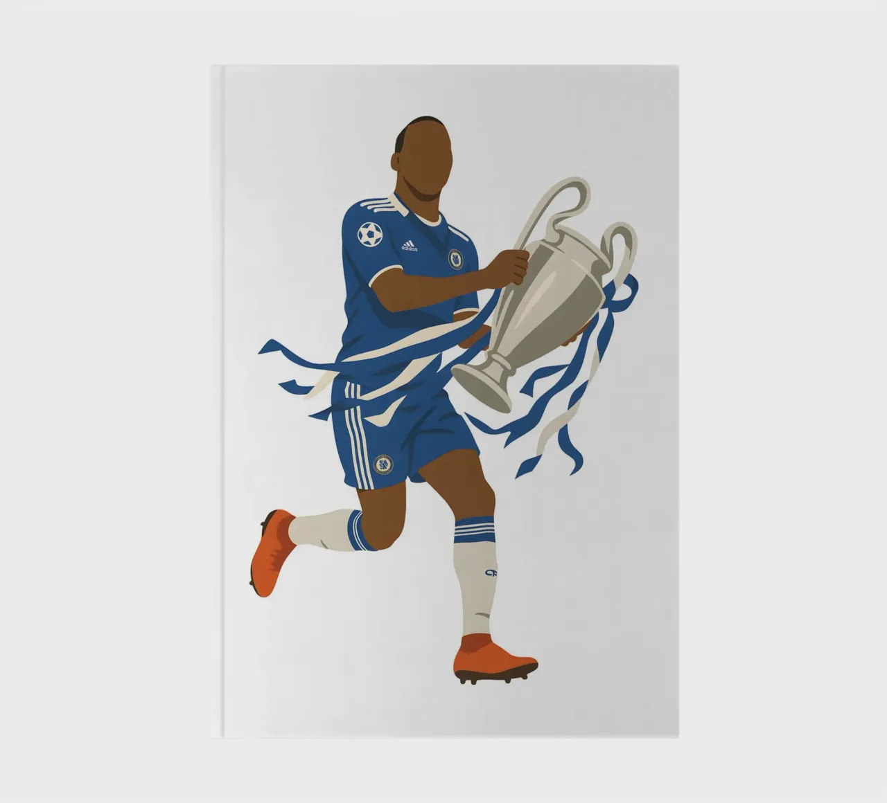 Didier Drogba Minimalist notebook by MoviesArt