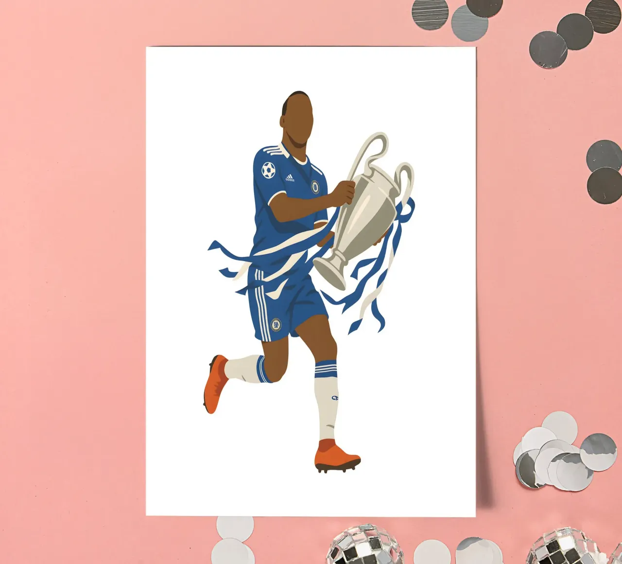 Didier Drogba Minimalist sticker sheet by MoviesArt