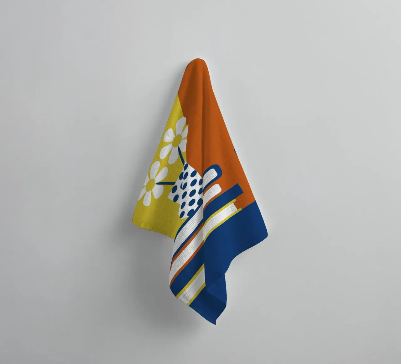 Books and Flower Vase towel by LOOK DIFFERENT