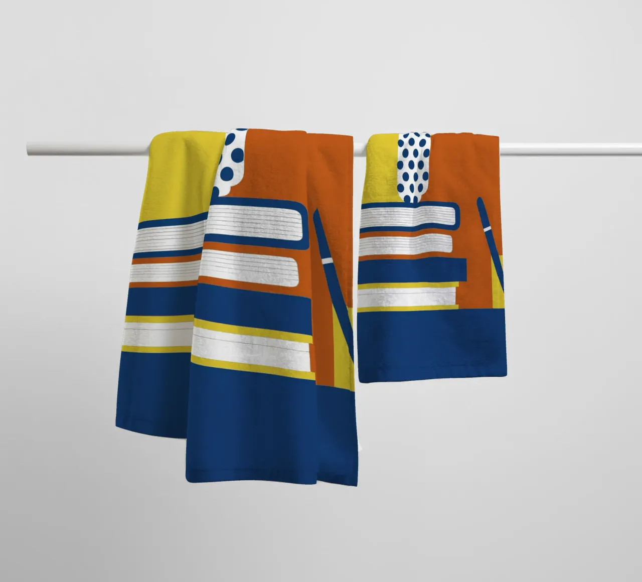 Books and Flower Vase towel by LOOK DIFFERENT