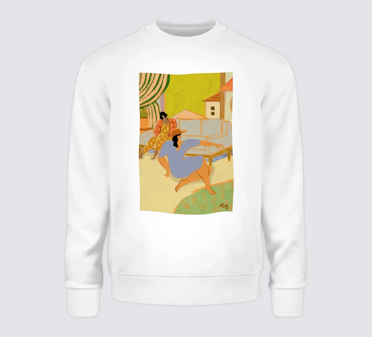 A Day at Home sweatshirt van Arty Guava