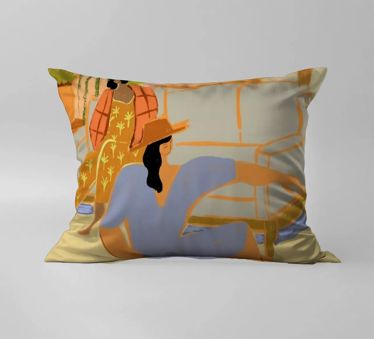 A Day at Home decorative cushion by Arty Guava