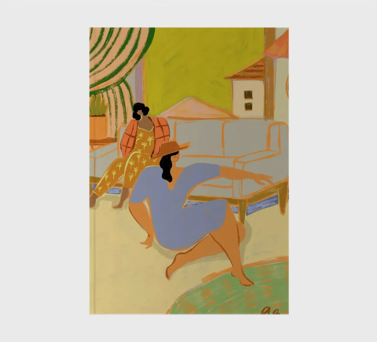 A Day at Home notebook by Arty Guava