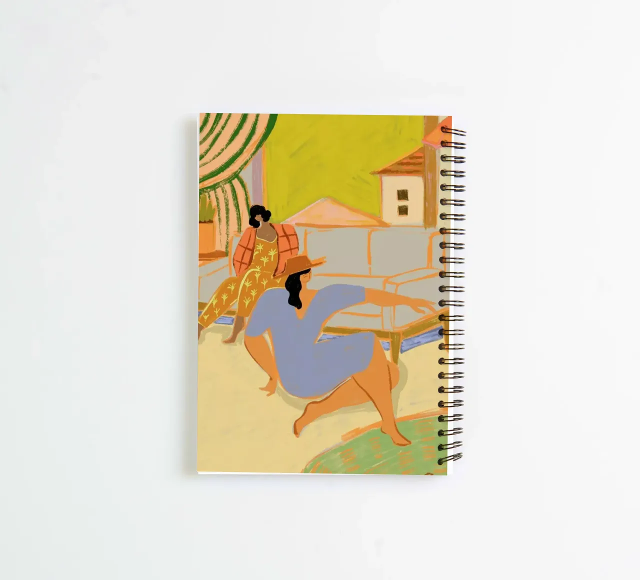 A Day at Home spiral notebook by Arty Guava