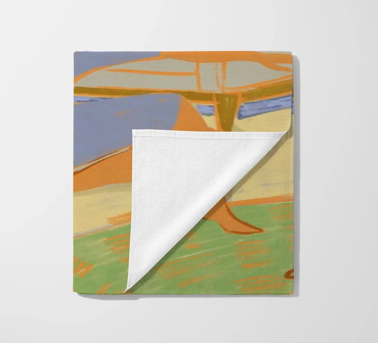 A Day at Home beach towel by Arty Guava