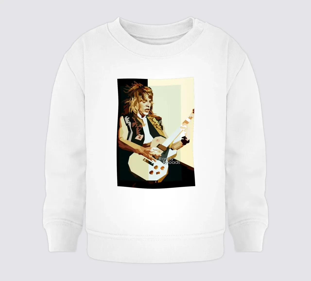 Randy Rhoads chitarrista hard rock di tendenza ora felpa neonato da Artkreator