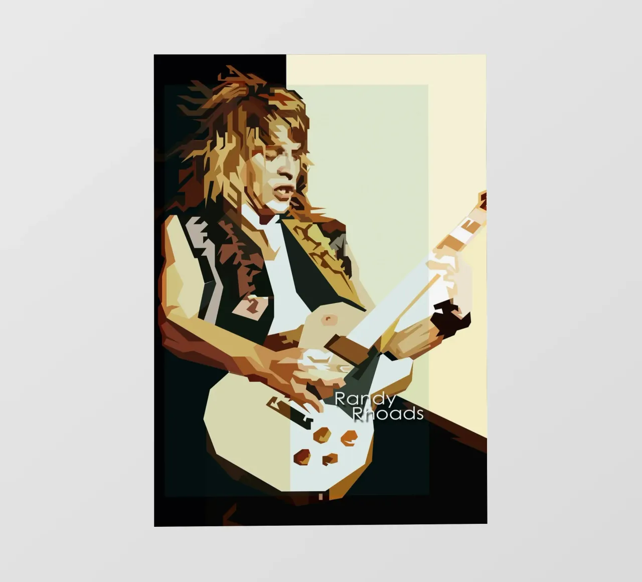 Randy Rhoads Hard Rock Guitarist Trending Now pvc cover by Artkreator